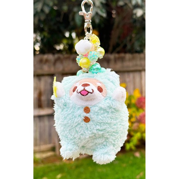 Chuken Mochi Shiba Inu Dog Plush Keychain Purse Bag Charm - Picture 1 of 6